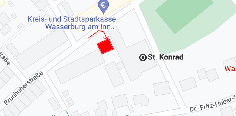 Map Pfarrheim St.-Bruder-Konrad, Wasserburg